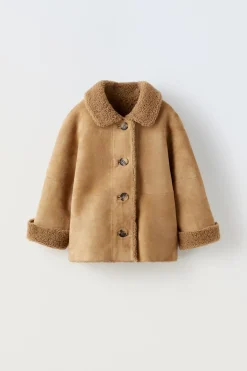 Niños ZARA 1½ - 6 Años·Abrigos<ABRIGO PIEL DOBLE FAZ LIMITED EDITION