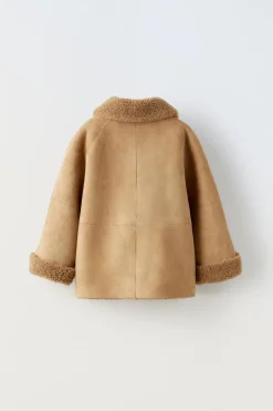 Niños ZARA 1½ - 6 Años·Abrigos<ABRIGO PIEL DOBLE FAZ LIMITED EDITION