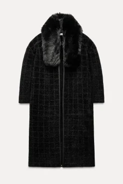 Best ABRIGO PUNTO CUELLO EFECTO PELO Mujer Abrigos / Anoraks|Cárdigan / Jerséis