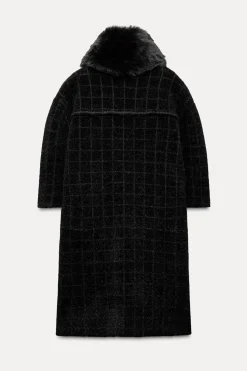 Best ABRIGO PUNTO CUELLO EFECTO PELO Mujer Abrigos / Anoraks|Cárdigan / Jerséis