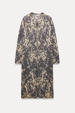 Best ABRIGO PUNTO JACQUARD Mujer Abrigos / Anoraks|Cárdigan / Jerséis