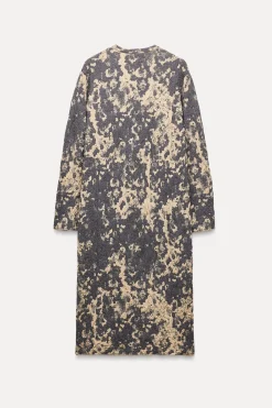 Best ABRIGO PUNTO JACQUARD Mujer Abrigos / Anoraks|Cárdigan / Jerséis