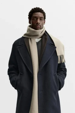 Best ABRIGO TEXTURA MEZCLA LANA Hombre Cazadoras|Abrigos / Gabardinas