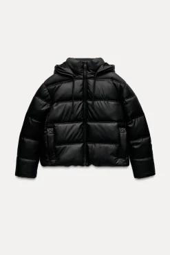 Discount ANORAK EFECTO PIEL WIND PROTECTION Mujer Abrigos / Anoraks