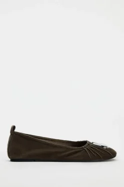 Discount BAILARINA ADORNO METÁLICO Mujer Zapatos