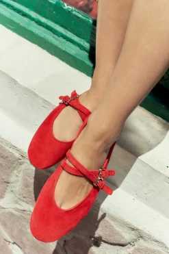 Discount BAILARINA DOBLE TIRA PIEL Mujer Zapatos