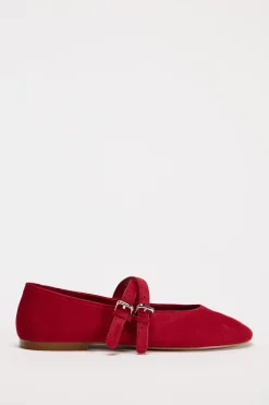 Discount BAILARINA DOBLE TIRA PIEL Mujer Zapatos
