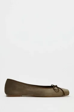 Discount BAILARINA EFECTO TERCIOPELO Mujer Zapatos