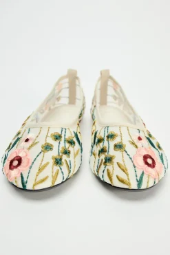 Discount BAILARINA FLORES Mujer Zapatos