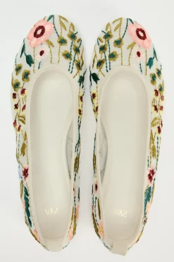 Discount BAILARINA FLORES Mujer Zapatos