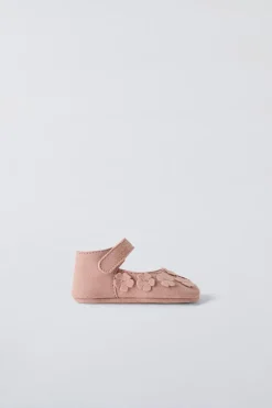 Niños ZARA 0 - 6 Meses·Patucos<BAILARINA FLORES PIEL