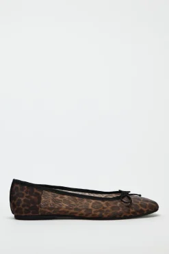 Discount BAILARINA MESH ESTAMPADO ANIMAL Mujer Zapatos