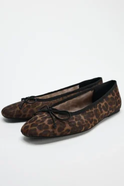 Discount BAILARINA MESH ESTAMPADO ANIMAL Mujer Zapatos