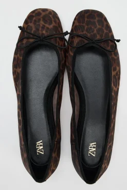 Discount BAILARINA MESH ESTAMPADO ANIMAL Mujer Zapatos
