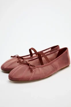 Discount BAILARINA MESH LAZO Mujer Zapatos
