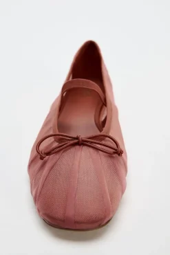 Discount BAILARINA MESH LAZO Mujer Zapatos