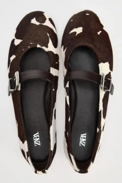 Best BAILARINA PIEL ESTAMPADO ANIMAL Mujer Zapatos