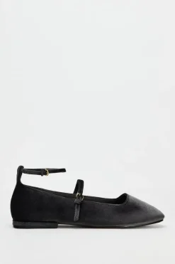 Best BAILARINA TERCIOPELO TIRAS Mujer Zapatos