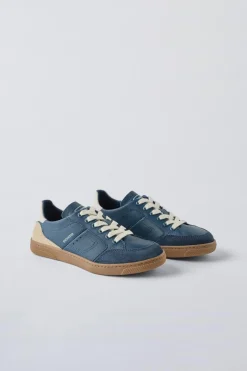 Niños ZARA 6 - 14 Años·Zapatos|6 - 14 Años·Deporte / Chándal<BAMBA PIEL