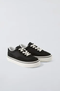 Niños ZARA 6 - 14 Años·Zapatos|6 - 14 Años·Deporte / Chándal<BAMBA SKATE PIEL