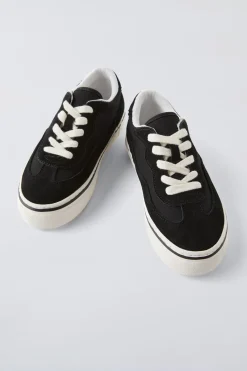Niños ZARA 6 - 14 Años·Zapatos|6 - 14 Años·Deporte / Chándal<BAMBA SKATE PIEL