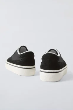 Niños ZARA 6 - 14 Años·Zapatos|6 - 14 Años·Deporte / Chándal<BAMBA SKATE PIEL