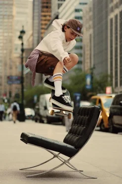 Niños ZARA 6 - 14 Años·Zapatos|6 - 14 Años·Deporte / Chándal<BAMBA SKATE PIEL