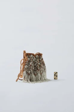 Niños ZARA 6 - 14 Años·Bolsos / Mochilas<BANDOLERA ABALORIOS