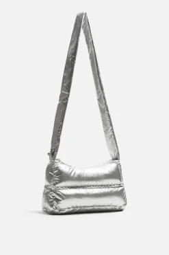 Outlet BANDOLERA ACOLCHADA METALIZADA Hombre Bolsos / Mochilas