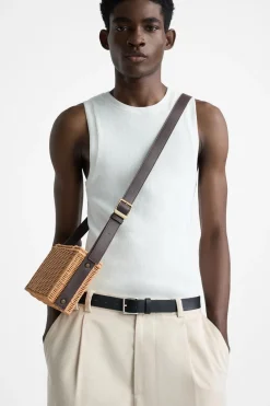 Fashion BANDOLERA CAJA TRENZADA Hombre Bolsos / Mochilas