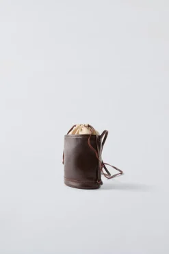 Niños ZARA 6 - 14 Años·Bolsos / Mochilas<BANDOLERA CUBO PIEL