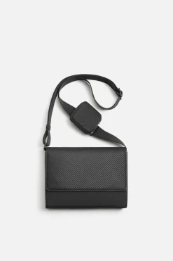 Online BANDOLERA ENGOMADA TEXTURA Hombre Bolsos / Mochilas