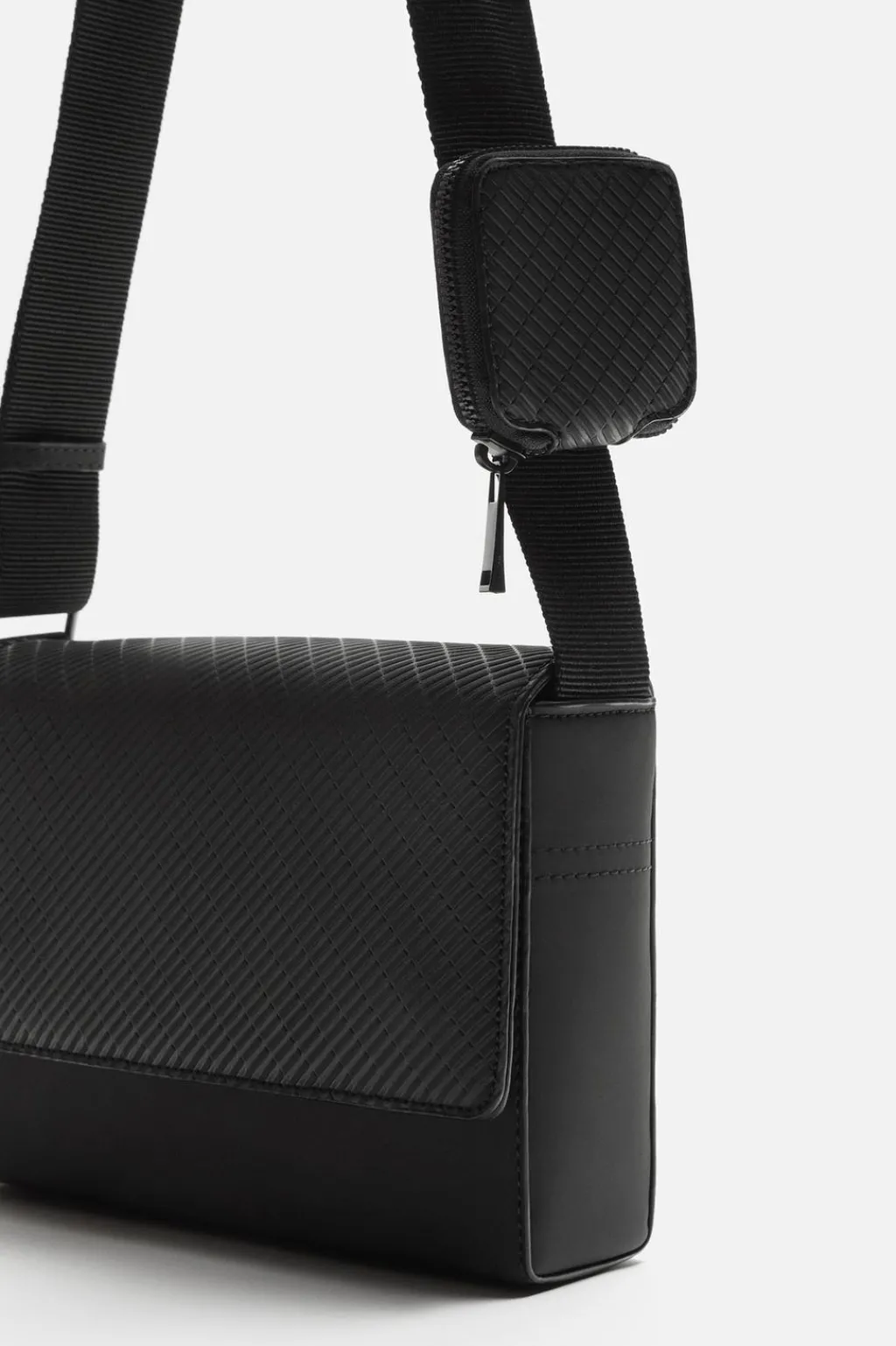 Online BANDOLERA ENGOMADA TEXTURA Hombre Bolsos / Mochilas