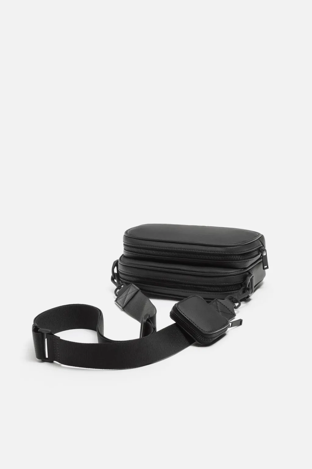 Online BANDOLERA TEXTURA CON MONEDERO Hombre Bolsos / Mochilas