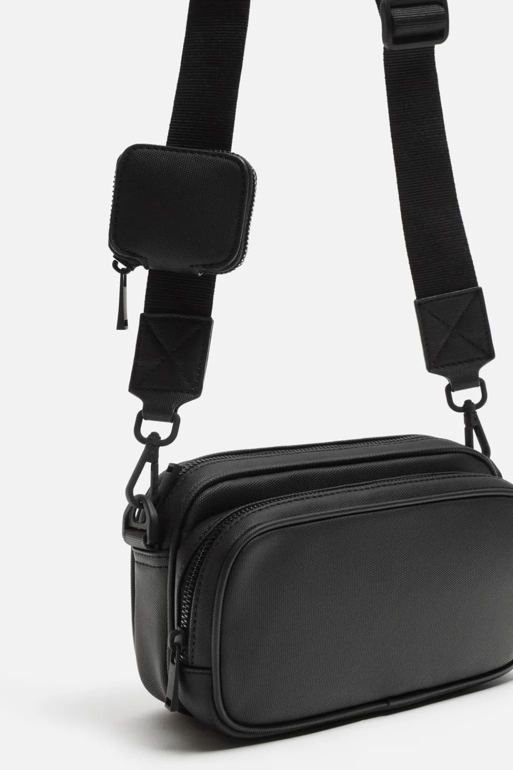 Online BANDOLERA TEXTURA CON MONEDERO Hombre Bolsos / Mochilas