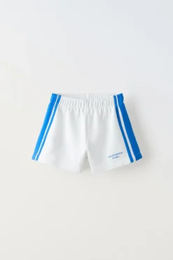 Niños ZARA 6 - 14 Años·Faldas / Bermudas<BERMUDA BANDAS
