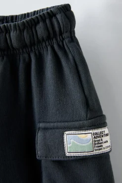 Niños ZARA 1½ - 6 Años·Pantalones / Leggings|1½ - 6 Años·Deporte / Chándal<BERMUDA CARGO ETIQUETA