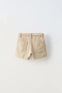 Niños ZARA 6 - 14 Años·Faldas / Bermudas|6 - 14 Años·Total Look<BERMUDA CORDÓN