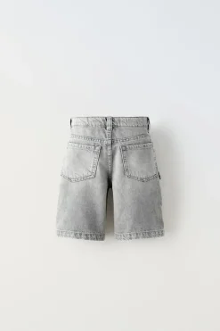 Niños ZARA 6 - 14 Años·Jeans<BERMUDA DENIM MULTIBOLSILLOS