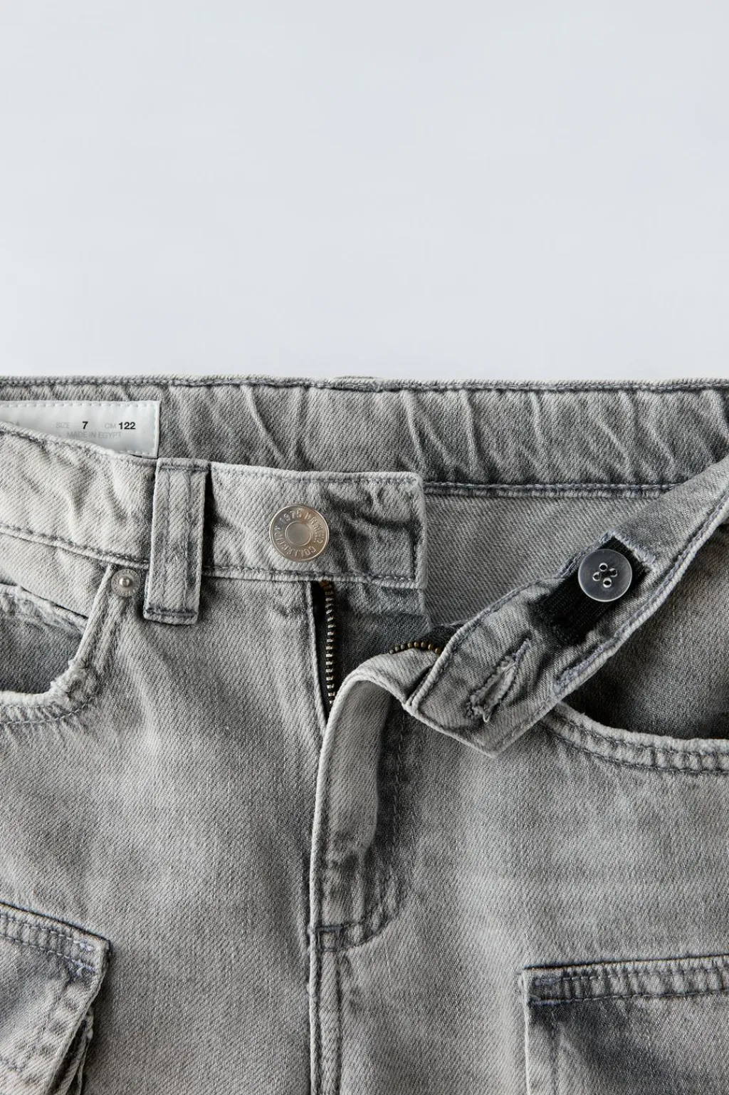 Niños ZARA 6 - 14 Años·Jeans<BERMUDA DENIM MULTIBOLSILLOS