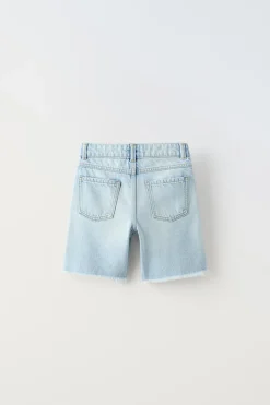 Niños ZARA 6 - 14 Años·Jeans<BERMUDA DENIM ROTOS