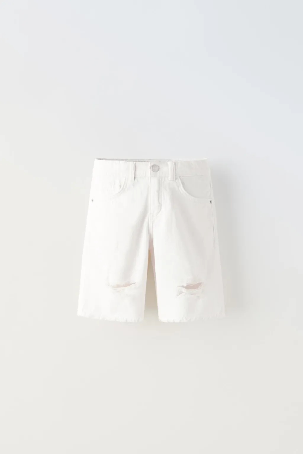 Niños ZARA 6 - 14 Años·Jeans<BERMUDA DENIM ROTOS