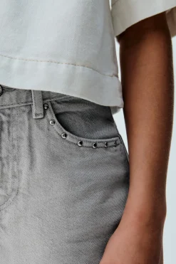 Niños ZARA 6 - 14 Años·Faldas / Bermudas<BERMUDA DENIM TACHAS