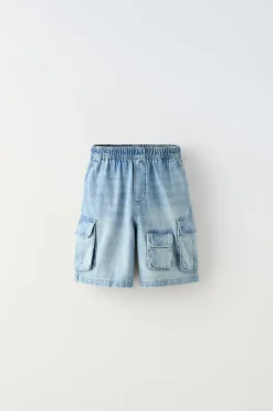 Niños ZARA 6 - 14 Años·Jeans<BERMUDA DENIM WORKER