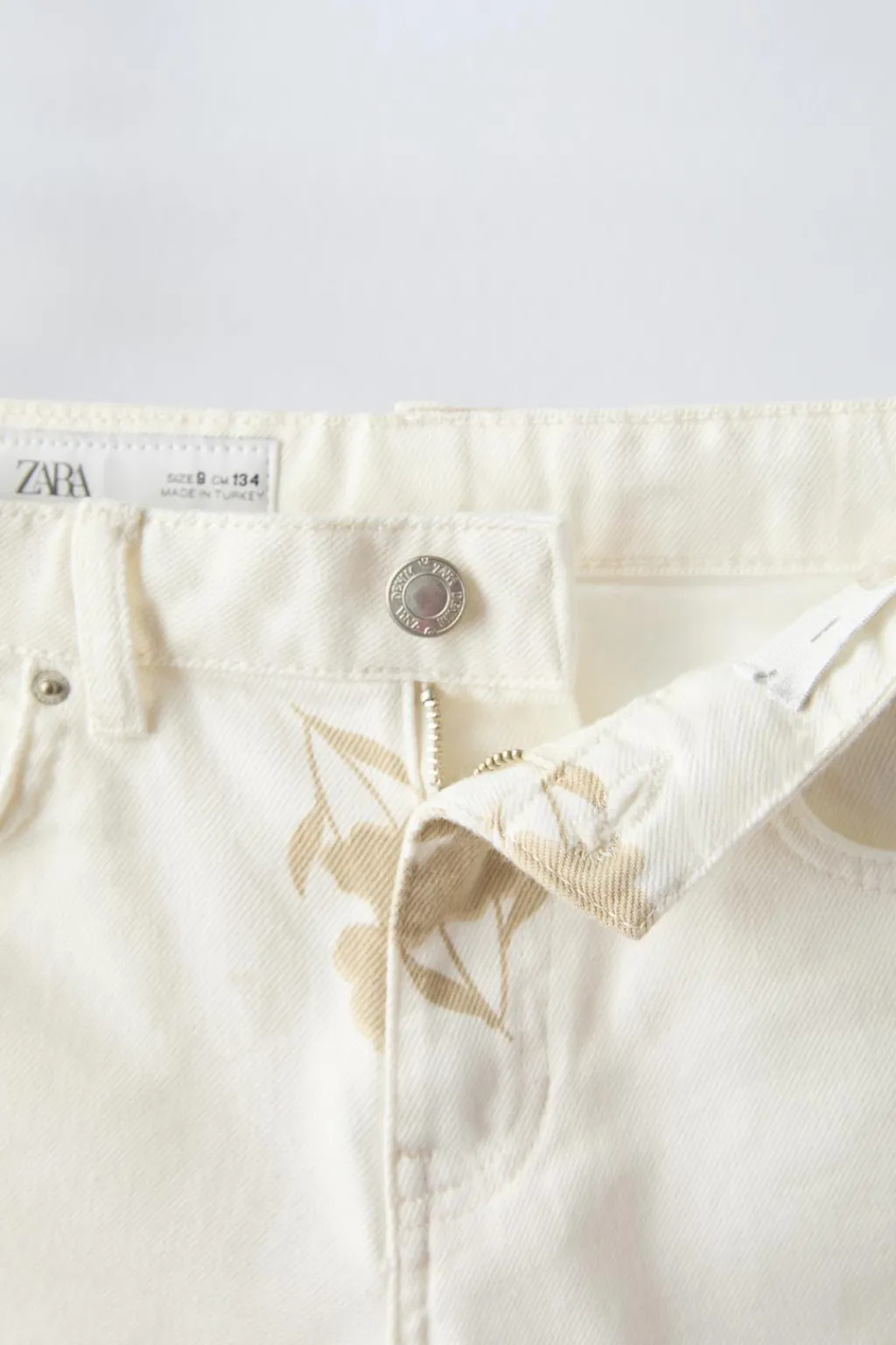Niños ZARA 6 - 14 Años·Faldas / Bermudas<BERMUDA ESTAMPADO FLORES