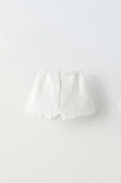 Niños ZARA 1½ - 6 Años·Punto|1½ - 6 Años·Faldas / Bermudas<BERMUDA PUNTO CROCHET