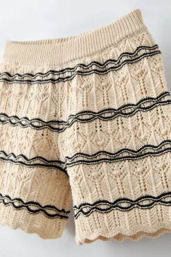 Niños ZARA 6 - 14 Años·Punto|6 - 14 Años·Faldas / Bermudas<BERMUDA PUNTO CROCHET