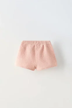 Niños ZARA 1½ - 6 Años·Punto|1½ - 6 Años·Faldas / Bermudas<BERMUDA PUNTO FLOR