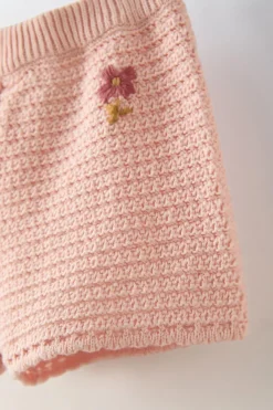 Niños ZARA 1½ - 6 Años·Punto|1½ - 6 Años·Faldas / Bermudas<BERMUDA PUNTO FLOR