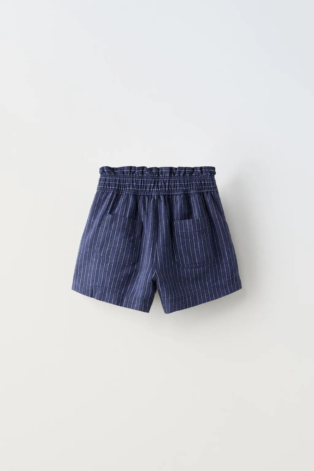 Niños ZARA 6 - 14 Años·Faldas / Bermudas|6 - 14 Años·Total Look<BERMUDA RAYAS CON LINO